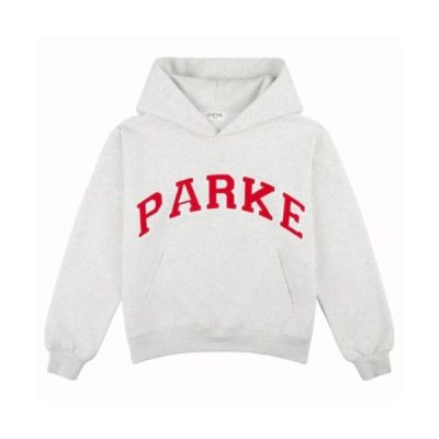 Parke Hoodie with Red Logo